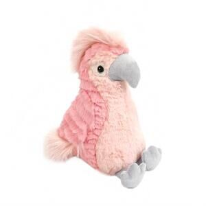 NEW MON AMI cockatoo bird plush toy in pink